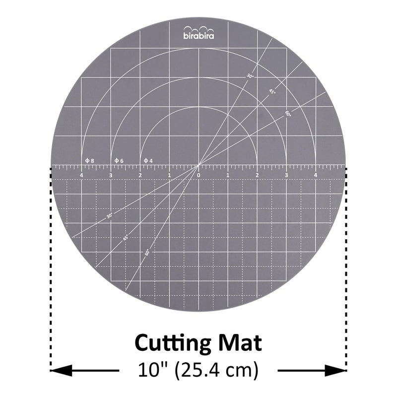 BiraBira Bira Craft 10"" Rotating Platform & Cutting Mat for quilting, paper crafting, painting and cake decoraging (562-005-005 Replacement Mat) - Image 2